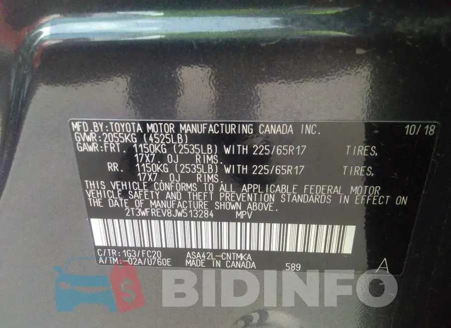 2T3WFREV8JW513284 Photo# 9