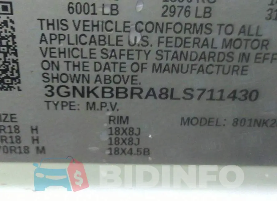 3GNKBBRA8LS711430 Photo# 9