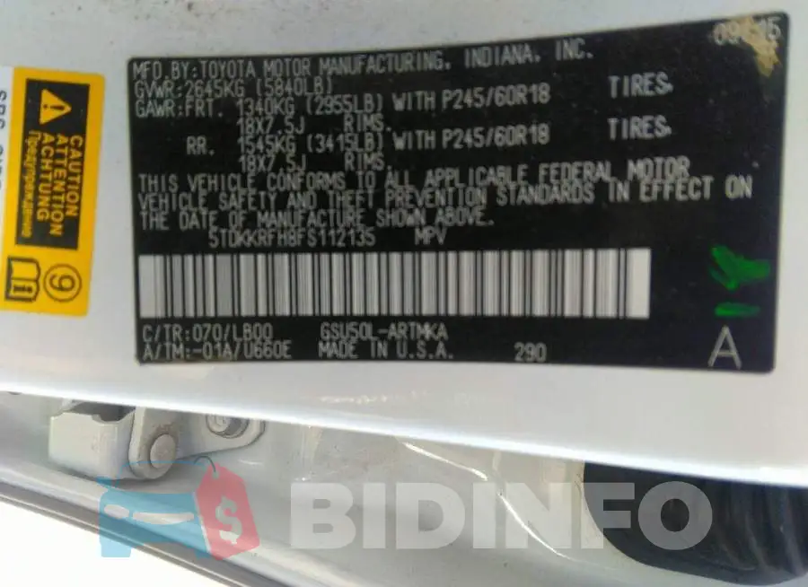 5TDKKRFH8FS112135 Photo# 9