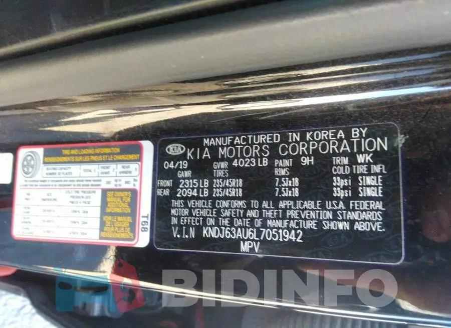 KNDJ63AU6L7051942 Photo# 8