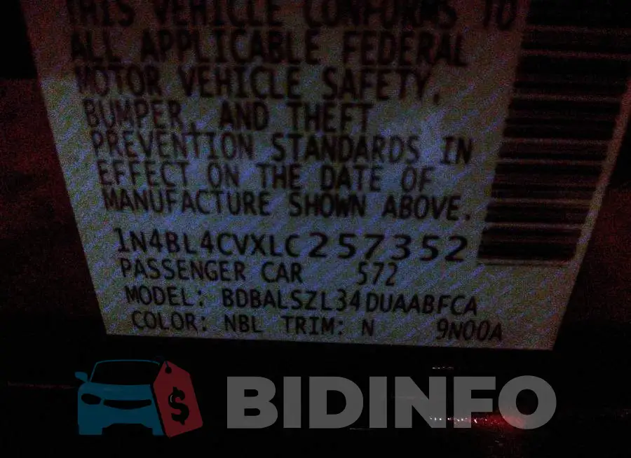 1N4BL4CVXLC257352 Photo# 9