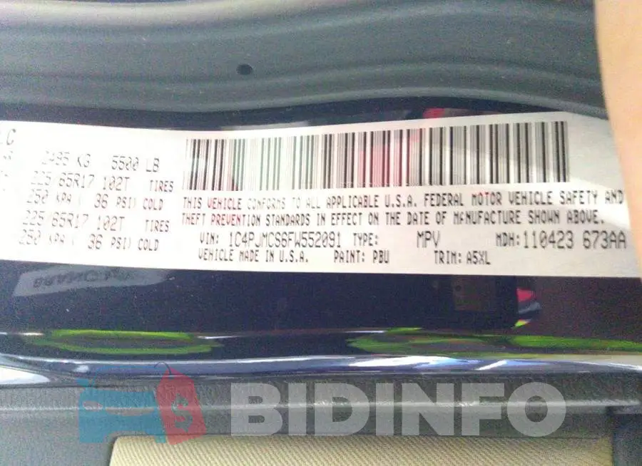 1C4PJMCS6FW552091 Photo# 9