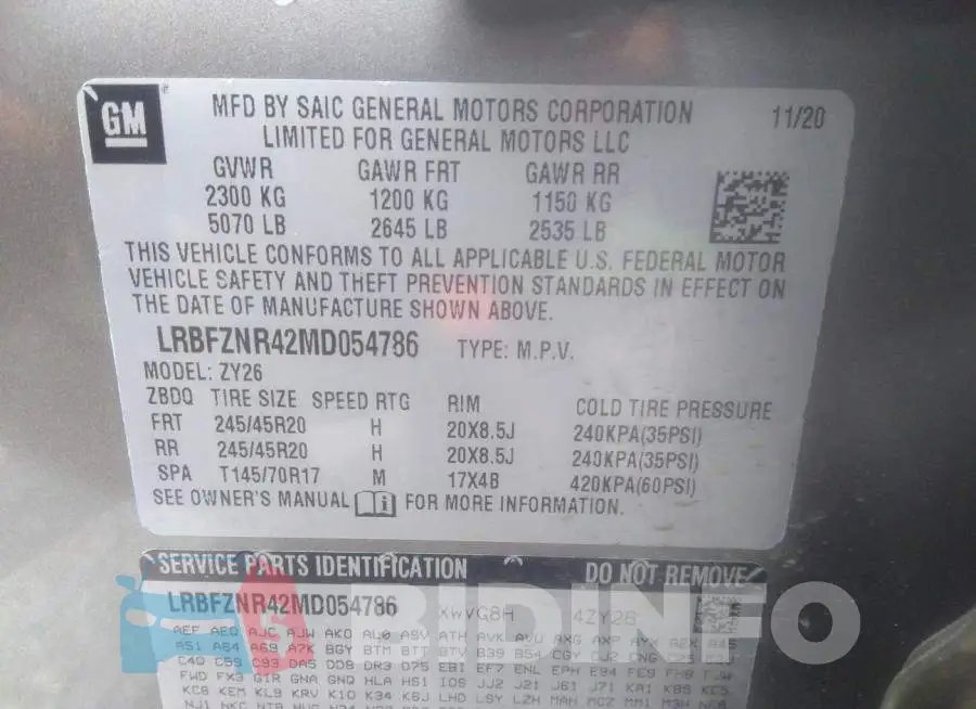 LRBFZNR42MD054786 Photo# 9