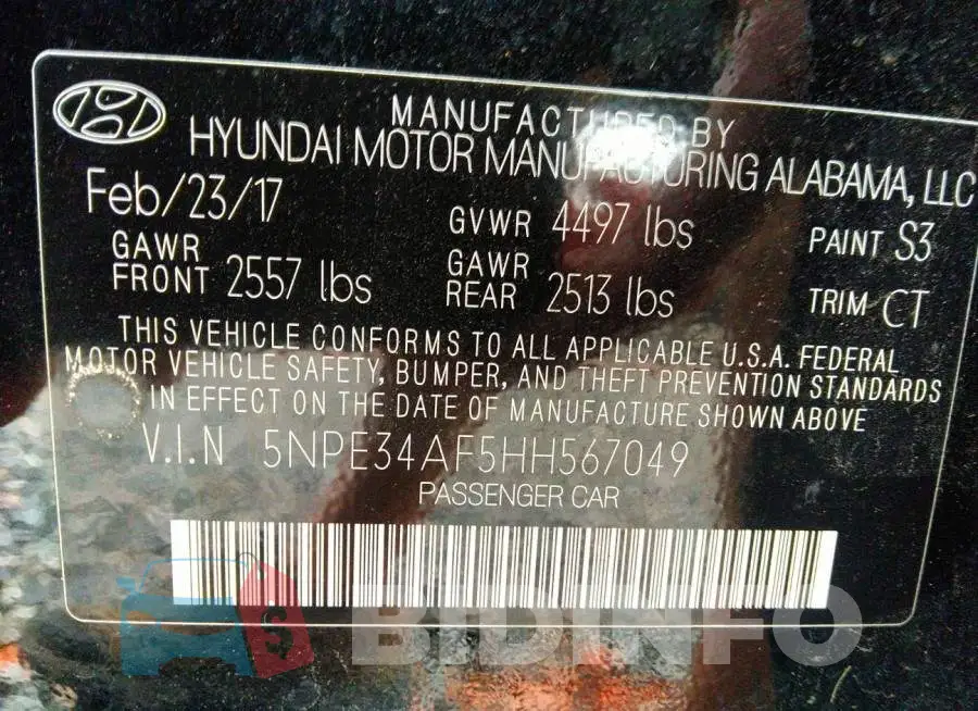 5NPE34AF5HH567049 Photo# 9