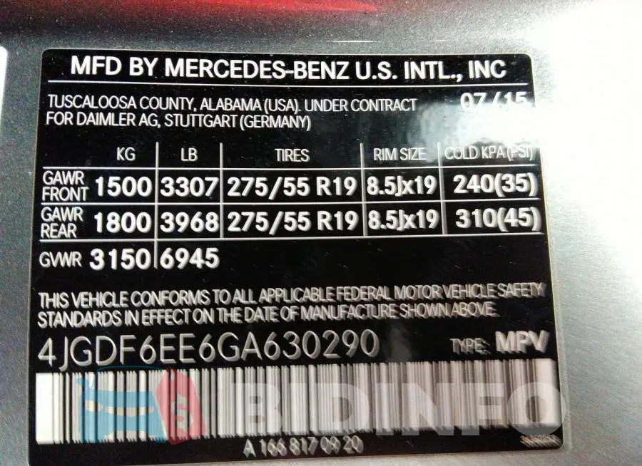 4JGDF6EE6GA630290 Photo# 9