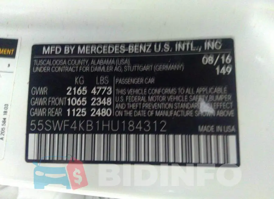 55SWF4KB1HU184312 Photo# 9