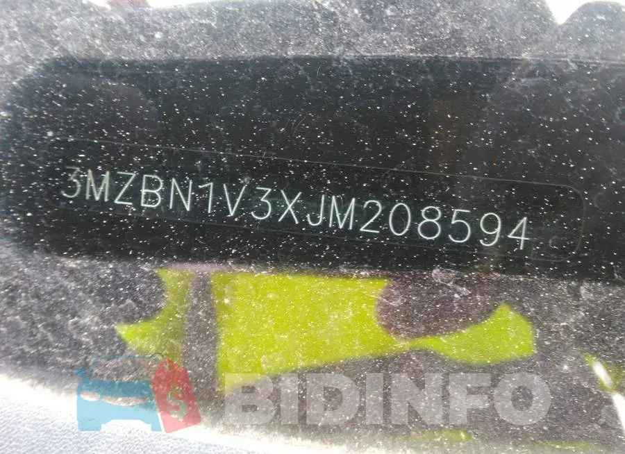 3MZBN1V3XJM208594 Photo# 9