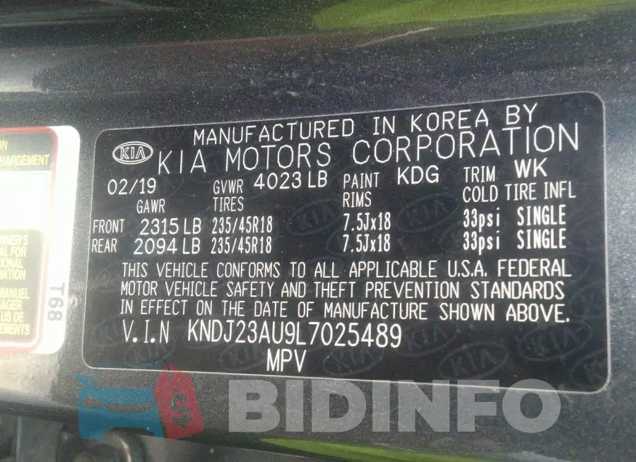 KNDJ23AU9L7025489 Photo# 9
