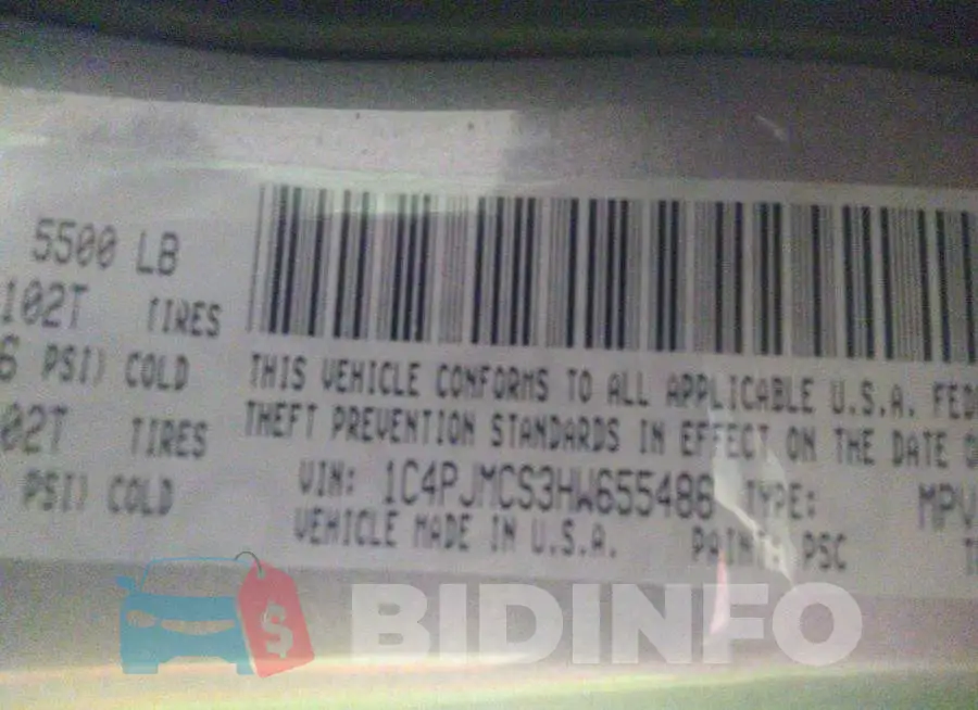 1C4PJMCS3HW655486 Photo# 9