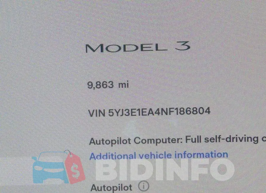 5YJ3E1EA4NF186804 Photo# 7