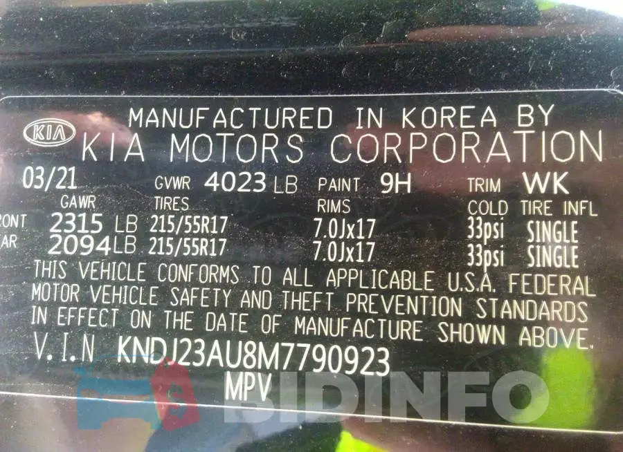 KNDJ23AU8M7790923 Photo# 9