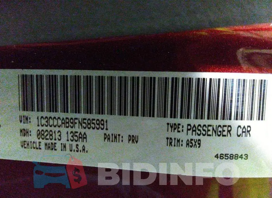 1C3CCCAB9FN585991 Photo# 9