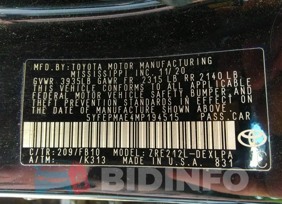 5YFEPMAE4MP194515 Photo# 9