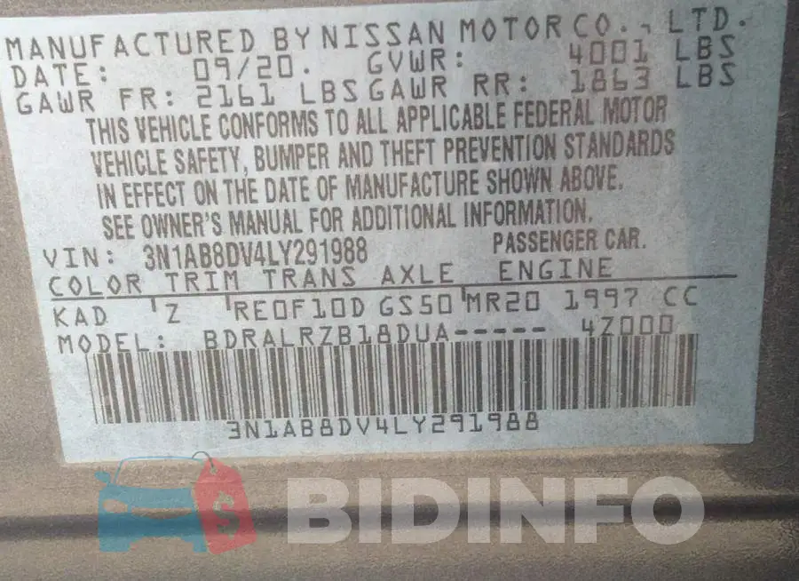 3N1AB8DV4LY291988 Photo# 9