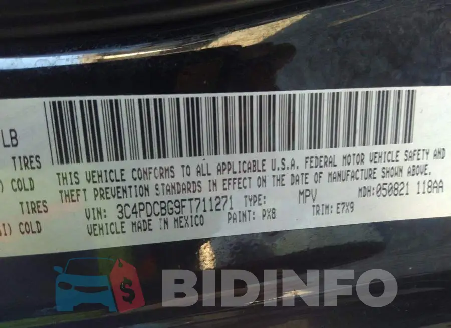 3C4PDCBG9FT711271 Photo# 9