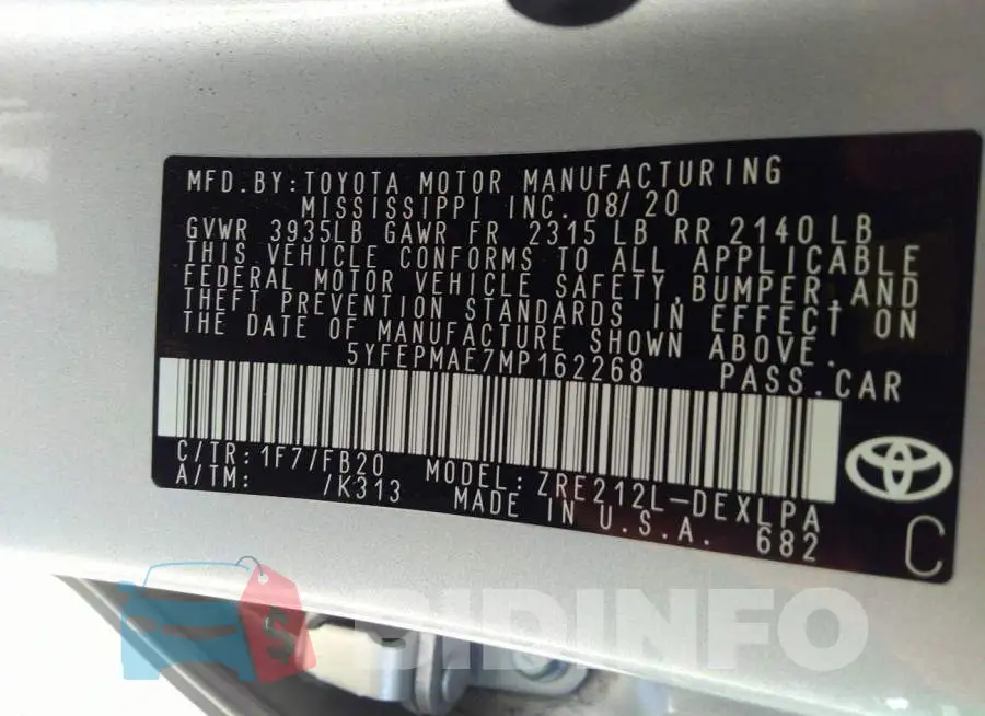 5YFEPMAE7MP162268 Photo# 9