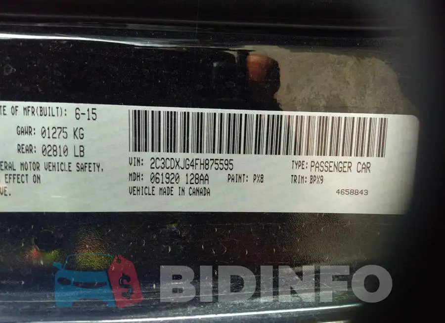 2C3CDXJG4FH875595 Photo# 9