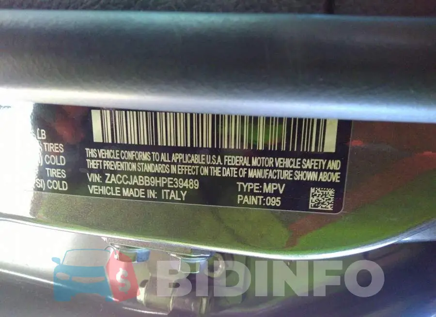 ZACCJABB9HPE39489 Photo# 9