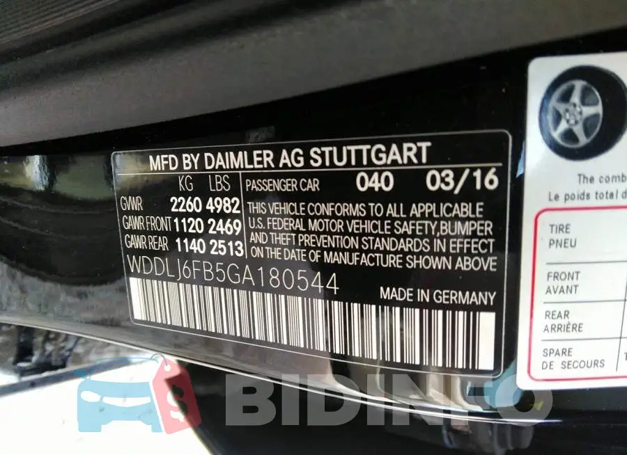 WDDLJ6FB5GA180544 Photo# 9