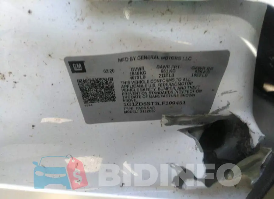 1G1ZD5ST3LF109451 Photo# 9