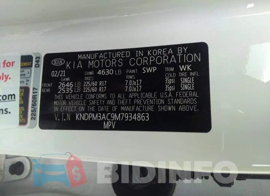 KNDPM3AC9M7934863 Photo# 9