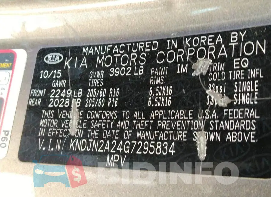 KNDJN2A24G7295834 Photo# 9