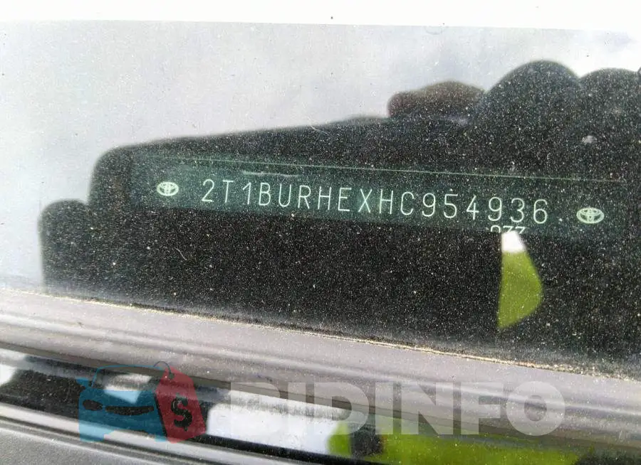 2T1BURHEXHC954936 Photo# 9