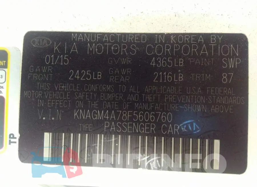 KNAGM4A78F5606760 Photo# 9