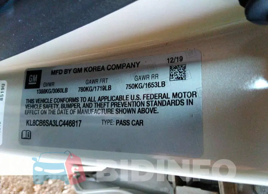 KL8CB6SA3LC446817 Photo# 9