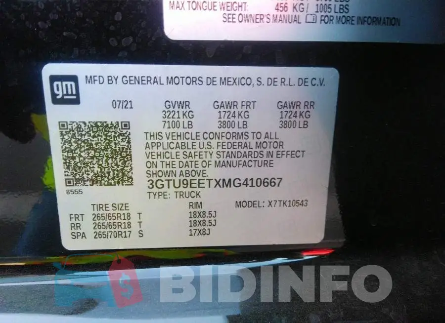 3GTU9EETXMG410667 Photo# 9