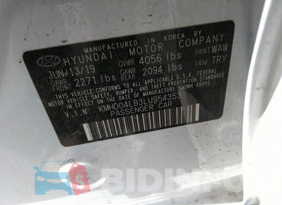 KMHD04LB3LU954353 Photo# 9