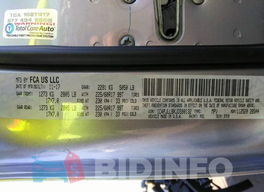 1C4PJLLBXJD590132 Photo# 9