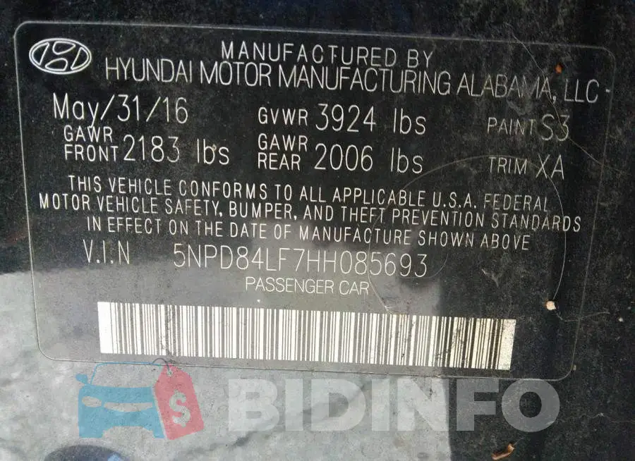 5NPD84LF7HH085693 Photo# 9