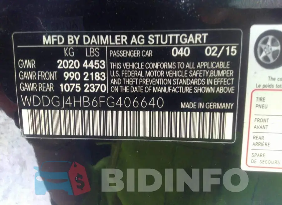 WDDGJ4HB6FG406640 Photo# 9