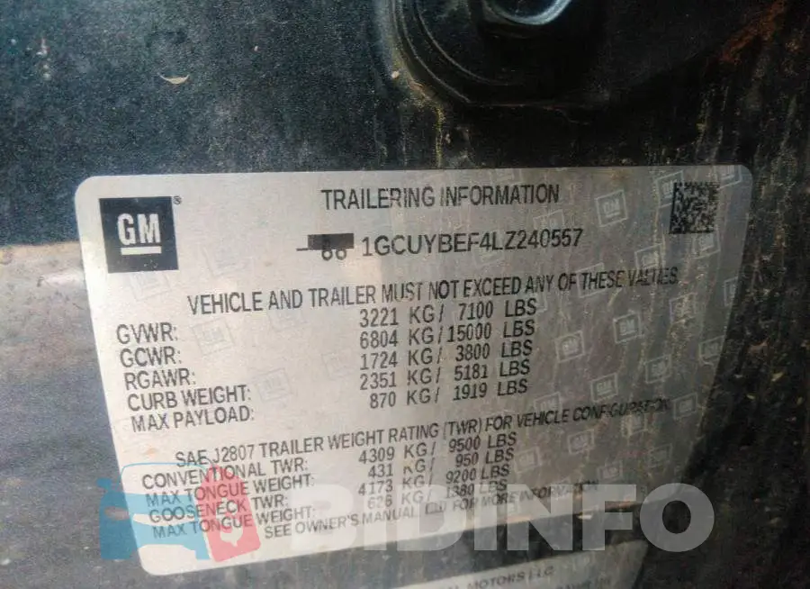 1GCUYBEF4LZ240557 Photo# 9