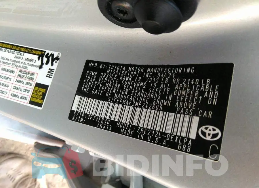 5YFEPMAE2MP242609 Photo# 9