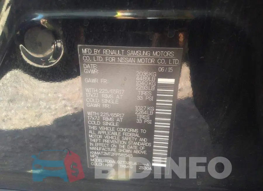 KNMAT2MT2FP581545 Photo# 9
