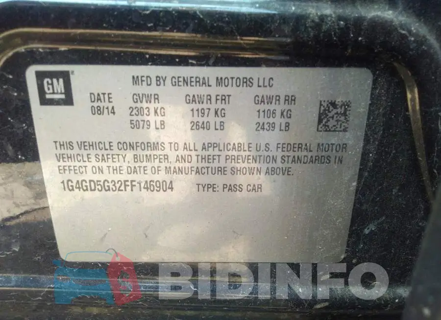 1G4GD5G32FF146904 Photo# 9