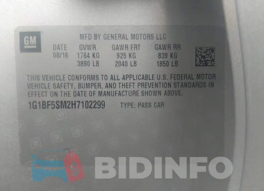 1G1BF5SM2H7102299 Photo# 9