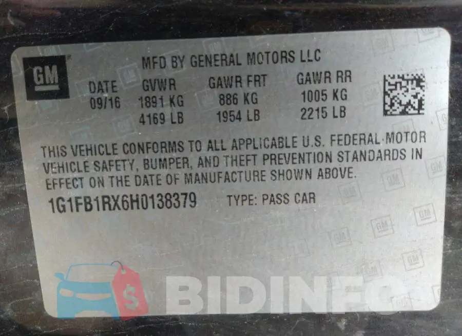 1G1FB1RX6H0138379 Photo# 9