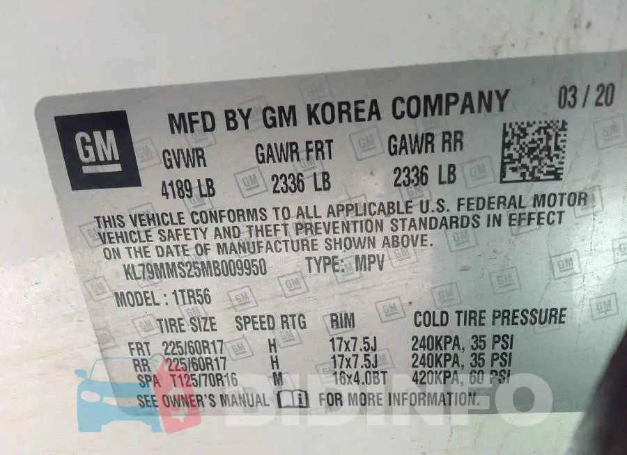 KL79MMS25MB009950 Photo# 9