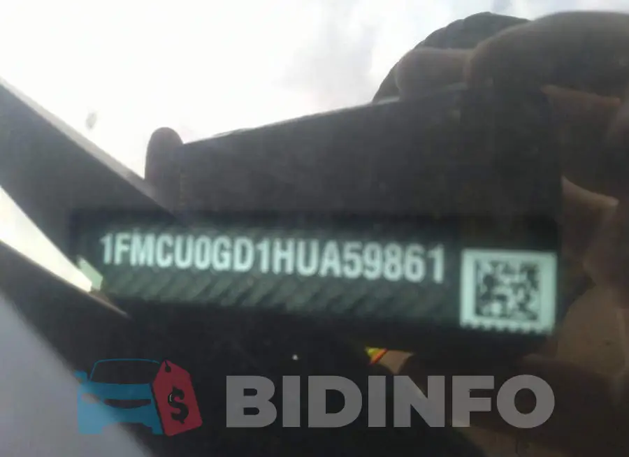 1FMCU0GD1HUA59861 Photo# 9