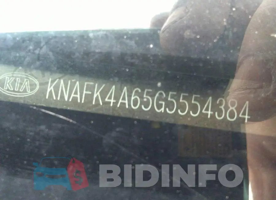 KNAFK4A65G5554384 Photo# 9