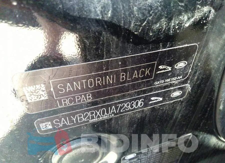 SALYB2RX0JA729306 Photo# 9