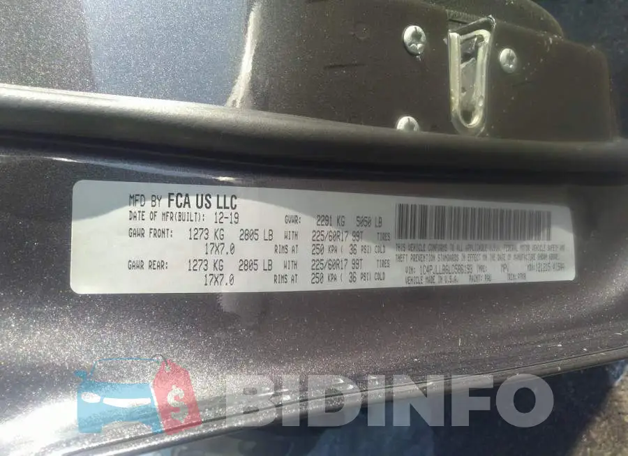 1C4PJLLB6LD586193 Photo# 9