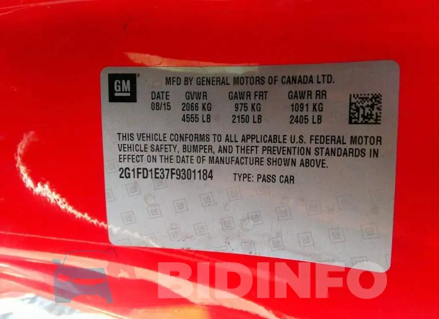 2G1FD1E37F9301184 Photo# 9