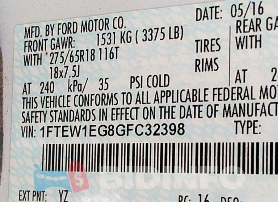 1FTEW1EG8GFC32398 Photo# 9