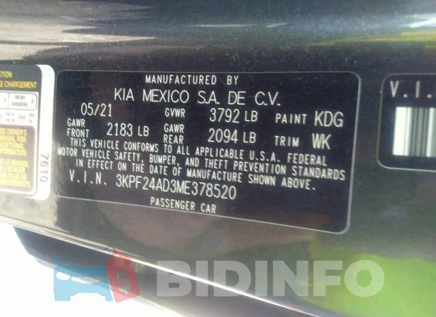 3KPF24AD3ME378520 Photo# 9