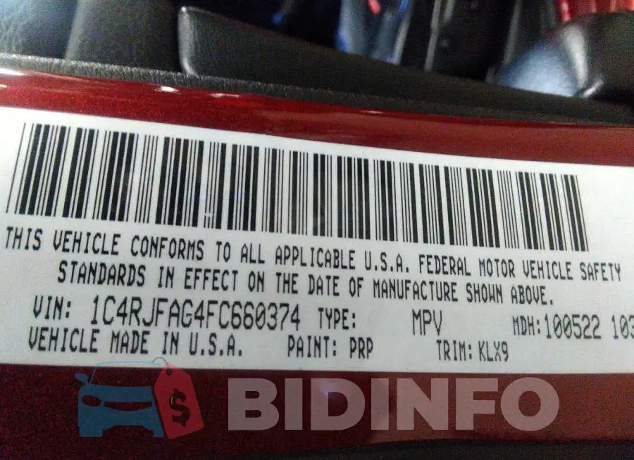 1C4RJFAG4FC660374 Photo# 9