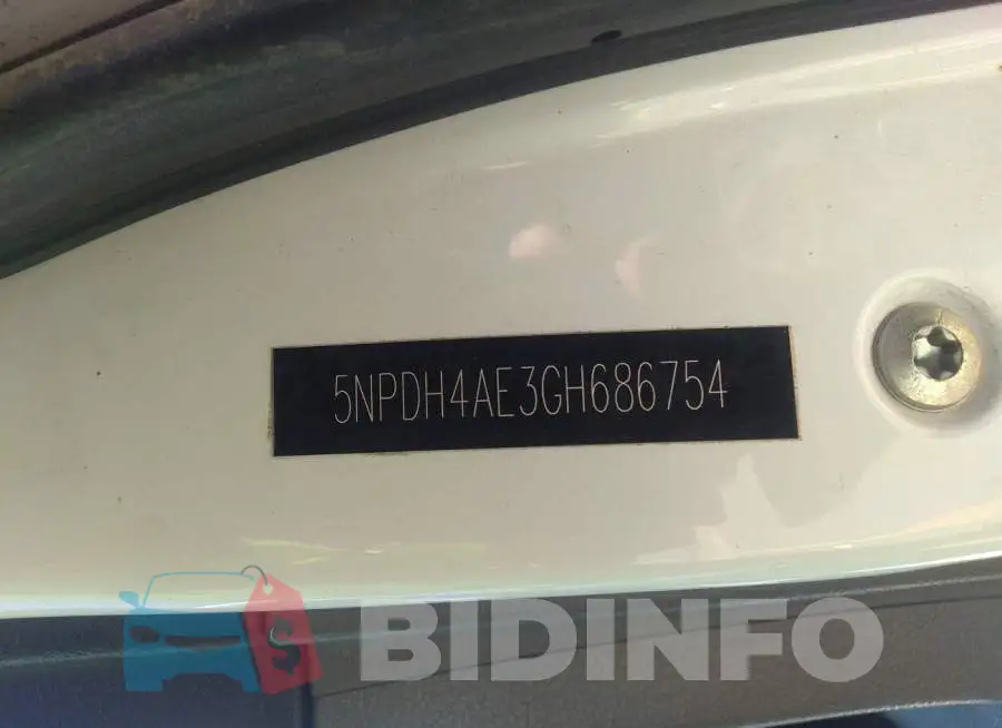 5NPDH4AE3GH686754 Photo# 9